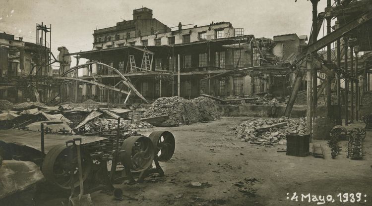 Una de les imatges de l'arxiu de la fàbrica Grober