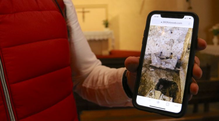 Una de les visites virtuals que es podran fer a l'ermita de Sant Baldiri de Taballera. ACN