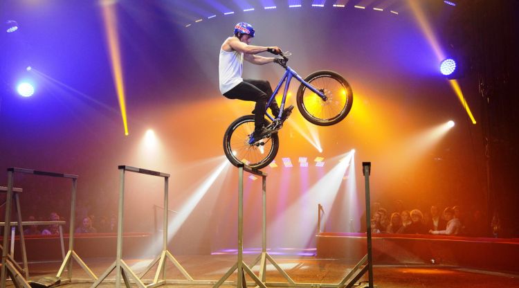 L'espectacle de bicicleta acrobàtica de Jonathan Rossi que es podrà veure a 'Nits de Circ'
