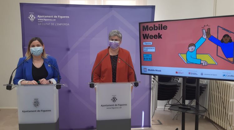 Agnès Lladó i Ester Marcos, aquest matí