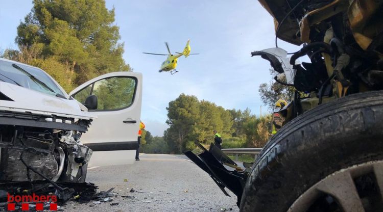 Un accident de trànsit (arxiu)