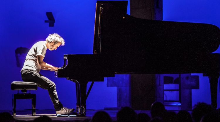 James Rhodes en un instant del concert d'ahir. Manel Puig