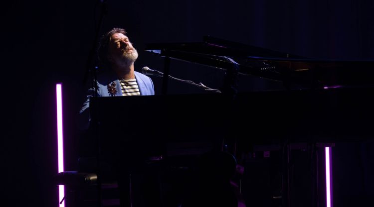 Rufus Wainwright, ahir a l'escenari de Peralada. Miquel González