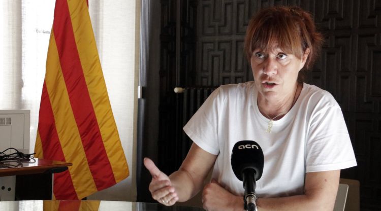 Pla mitjà de l'alcaldessa de Girona i diputada al Parlament, Marta Madrenas. ACN