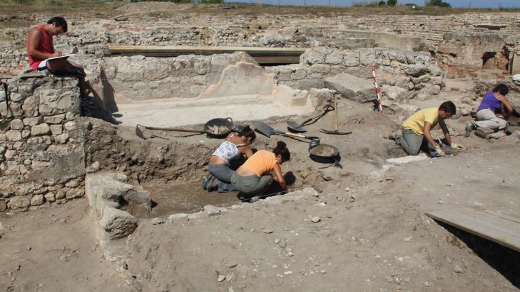 La zona de les termes ja està descoberta del tot © ACN