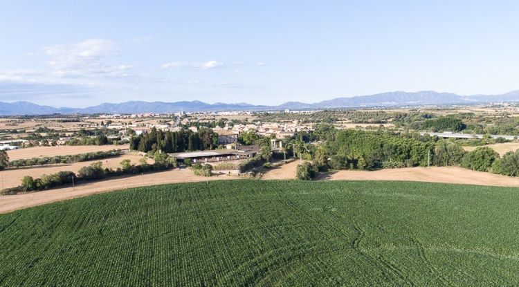 La zona per on passarà la nova infraestructura entre Vilafant i Borrassà