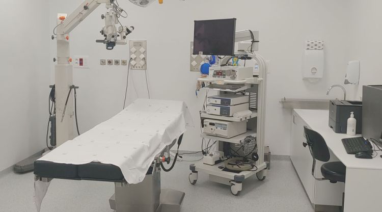 La nova sala d'endoscòpies mixta de l'hospital de Palamós que també pot servir com a quiròfan
