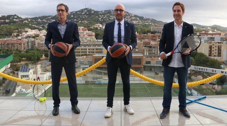 D'esquerra a dreta: Narcís Ferrer, Jaume Dulsat i Jordi Masquef. ACN