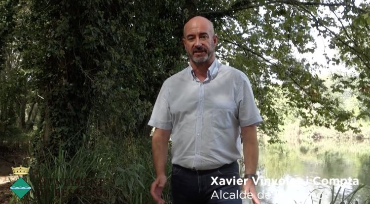 Xavier Vinyoles en un vídeo publicat a Facebook on explica l'estat del projecte