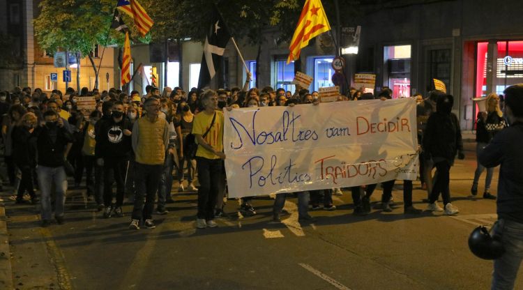 La concentració recorrent Jaume I de Girona per rememorar l'1-O. ACN