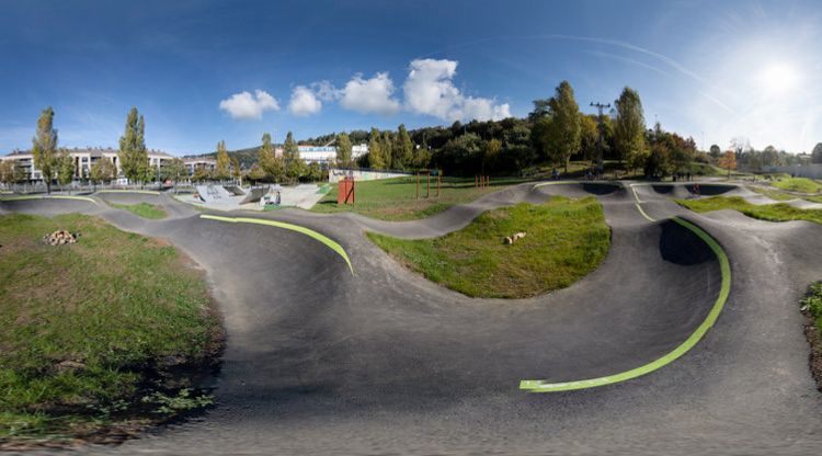 Imatge virtual de la futura Pump Track de Platja d'Aro