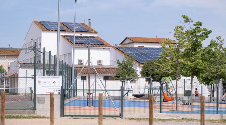 La comunitat local d'energia instal·lada a Cornellà del Terri. Miquel Millan