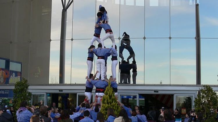 Els Marrecs fent un 4 de 6 davant de l'Espai Gironès © AG