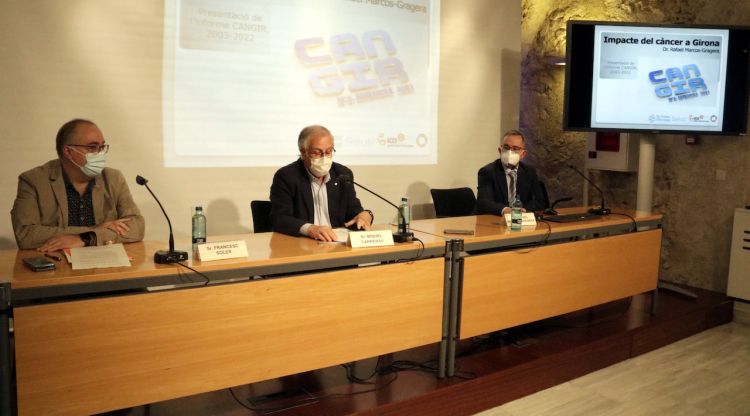 Presentació de l'estudi sobre el càncer a les comarques gironines CanGir. ACN
