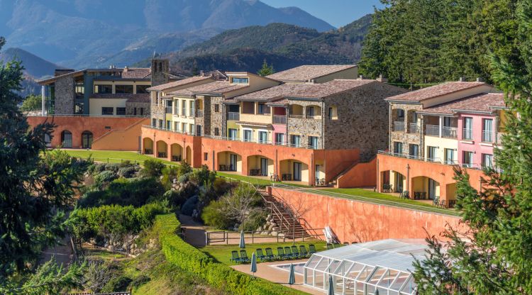 L'hotel Vilar Rural de Sant Hilari Sacalm on s'han fet proves sobre millores en el consum d'aigua en hotels dins del marc Watertur