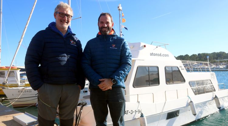 L'arqueòleg Gustau Vivar i el biòleg Boris Weitzmann, que estan al capdavant del nou departament de Ciència Ciutadana que s'ha creat dins la CMAS. ACN