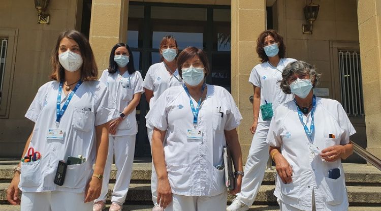 Algunes de les infermeres del Trueta que ja poden prescriure receptes