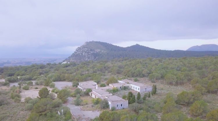 Vista aèria de la base Loran