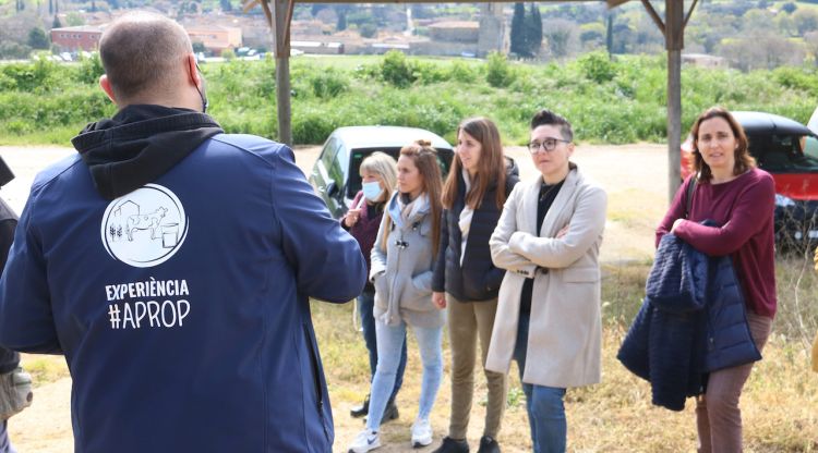 Un moment de la formació a les ocupadores laborals a l'IRTA de Monells. ACN