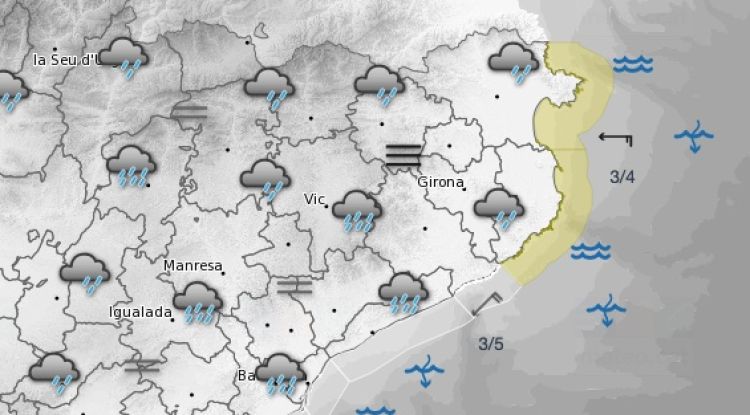 Aquesta és la previsió per dimecres al matí