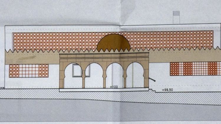 Plànol del projecte de la mesquita de Torroella de Montgrí © AG