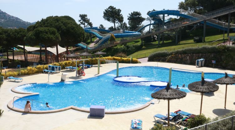 Una de les piscines de Water World de Lloret de Mar. ACN