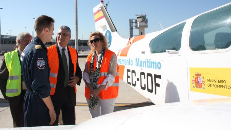 El Serviola Un, l'avió lleuger de Salvament Marítim amb base a Girona © ACN