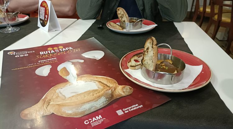 Un exemple de tapa que es va poder veure durant la presentació de l'activitat