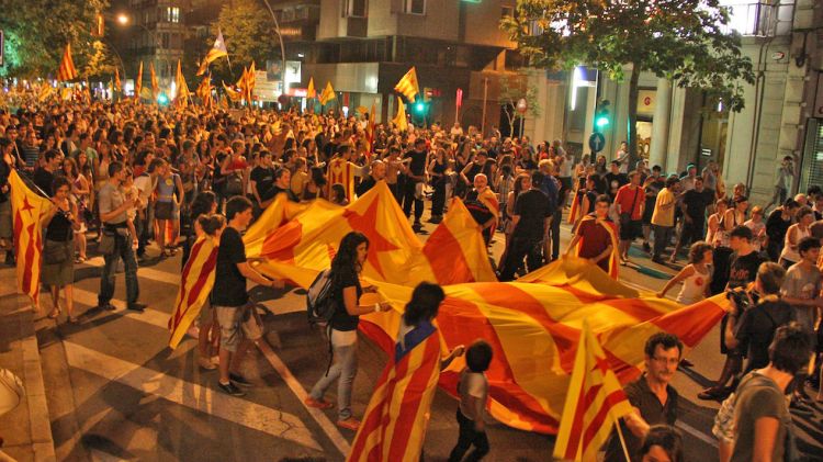 Manifestació indepnedentista el passat 11 de setembre a Girona