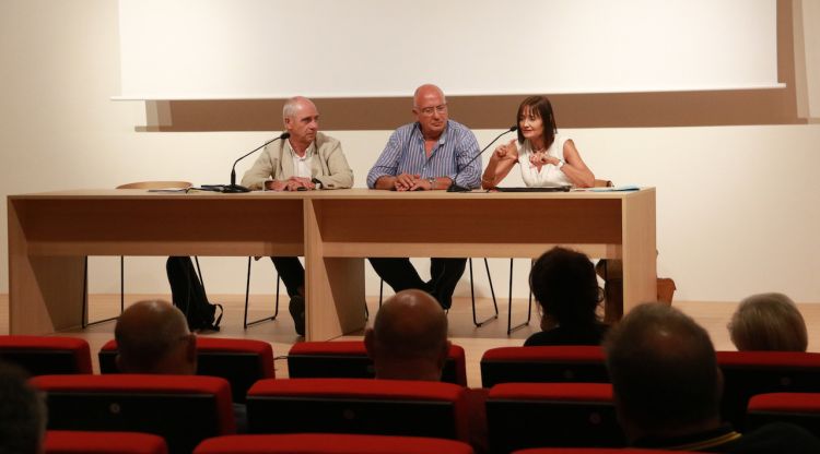 L'acte de presentació de la prova pilot que s'ha fet a l'Espai Cràter d'Olot. ACN