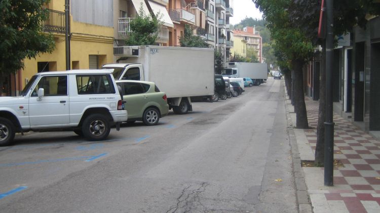 Aquest és l'estat actual del carrer Francesc Camprodon © AG