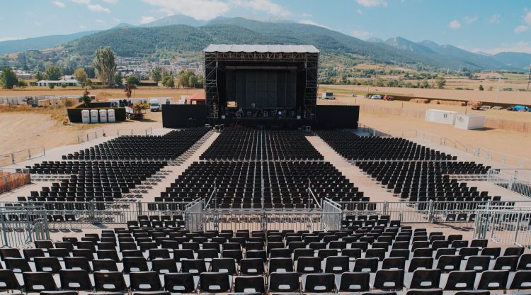 Escenari del Cerdanya Music Festival