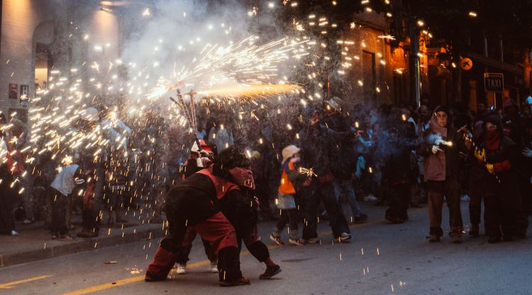 El correfoc és una de les activitats que s'han recuperat