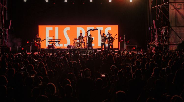 Els Pets damunt l'escenari del festival Som de Mar de Lloret de Mar