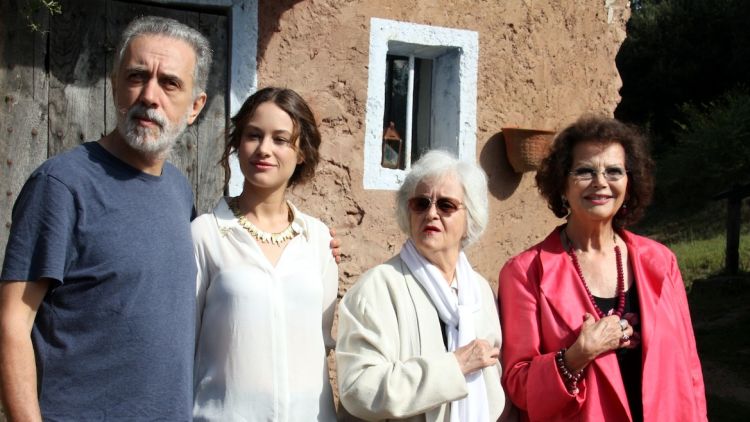 D'esquerra a dreta, Fernando Trueba, Aïda Folch, Chus Lampreave i Claudia Cardinale © ACN