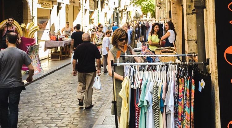 La Botiga al Carrer és un dels actes que s'organitzen des del teixit comercial de Girona