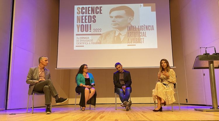 D'esquerra a dreta; Albert Sabater, Karina Gibert, Jordi Mompart i Montserrat Rigall. M. Estarriola