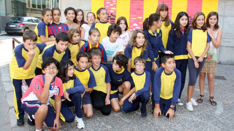 Alumnes de sisè del CEIP Joan Bruguera de Girona © ACN