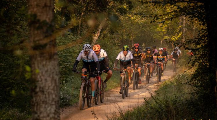 Participants a l'edició de l'Oncobike de l'any passat. Adrià Colomer