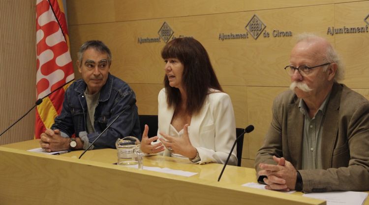 Josep Maria Oliveras, Marta Madrenas i Joan Boadas, aquest matí