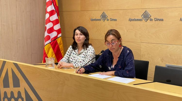 Bea Esporrín amb Sílvia Paneque (arxiu)