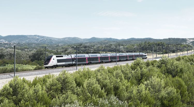 Un tren de l'operadora francesa SNCF