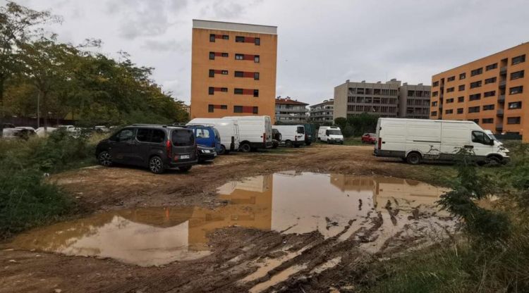 Un solar lliure a Can Gibert del Pla (arxiu)