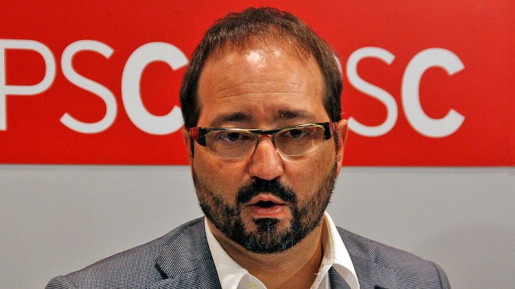 El cap de llista del PSC de Girona per les pròximes eleccions generals, Àlex Sáez © ACN