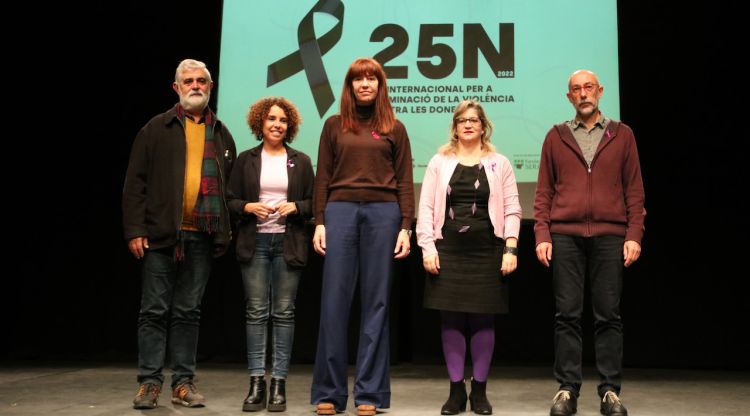 L'acte unitari de les institucions per commemorar el dia internacional contra les violències contra la dona. ACN