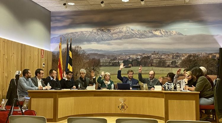 Moment de l'aprovació dels pressupostos