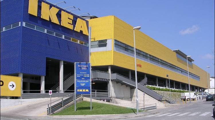 Exterior de l'Ikea de Badalona (arxiu)
