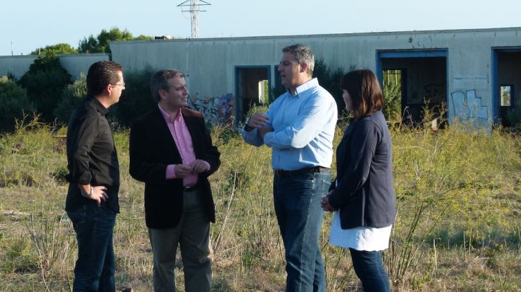 D’esquerra a dreta Jordi Cordón, Jordi Xuclà, Genís Dalmau i Sandra Bartomeus © ACN