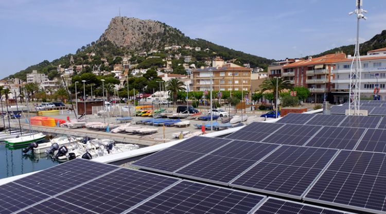 Instal·lacions d'energia solar al Club Nàutic Estartit