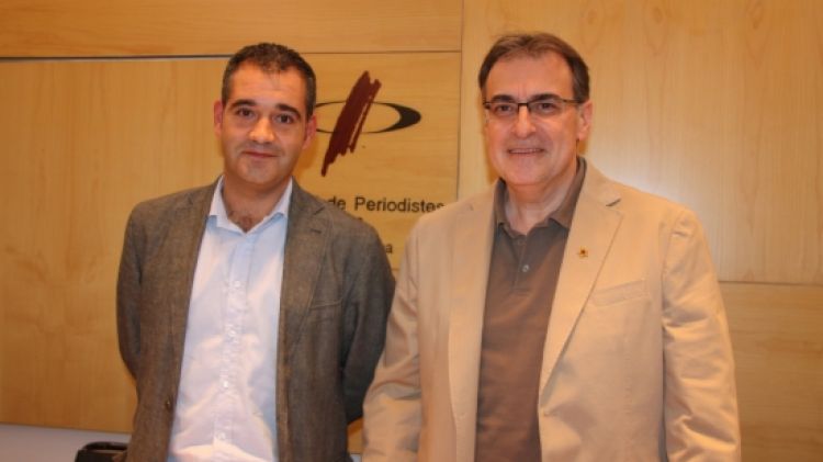Josep Carrapiço (esquerra) en una imatge d'arxiu